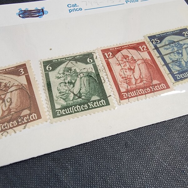 Germany-Third Reich Stamps - #448-51 - Vintage Stamps