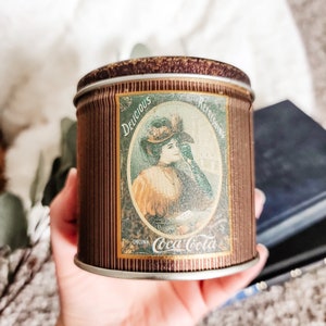 Vintage Coca-Cola Tin | Home Decor Vintage Coca-Cola Collectibles Coca-Cola Tins 1990s Antiques Vintage Tins Retro Tins Coca-Cola Lover