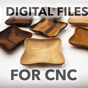 Ondiepe Flow Bowl CNC-bestanden en aanwijzingen / plannen (stap voor stap) - Fusion 360-bestand