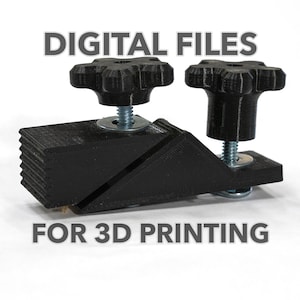 Digital File: CNC Cam Clamps for 3D Printing / CNC T-track side clamps / Hold Down Clamps