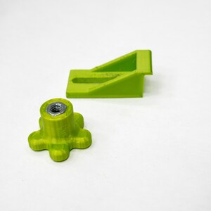 Digital File: Low Profile CNC Toe Clamps for T-Track Hold Downs with Nut Tightener Handle 3D Print with PLA image 4