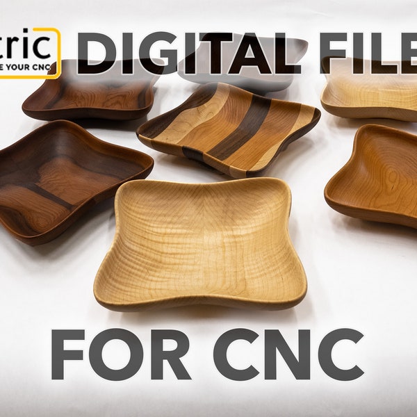 Fichiers CNC et directions / plans pour bol à faible débit (étape par étape) - Version Vectric VCarve