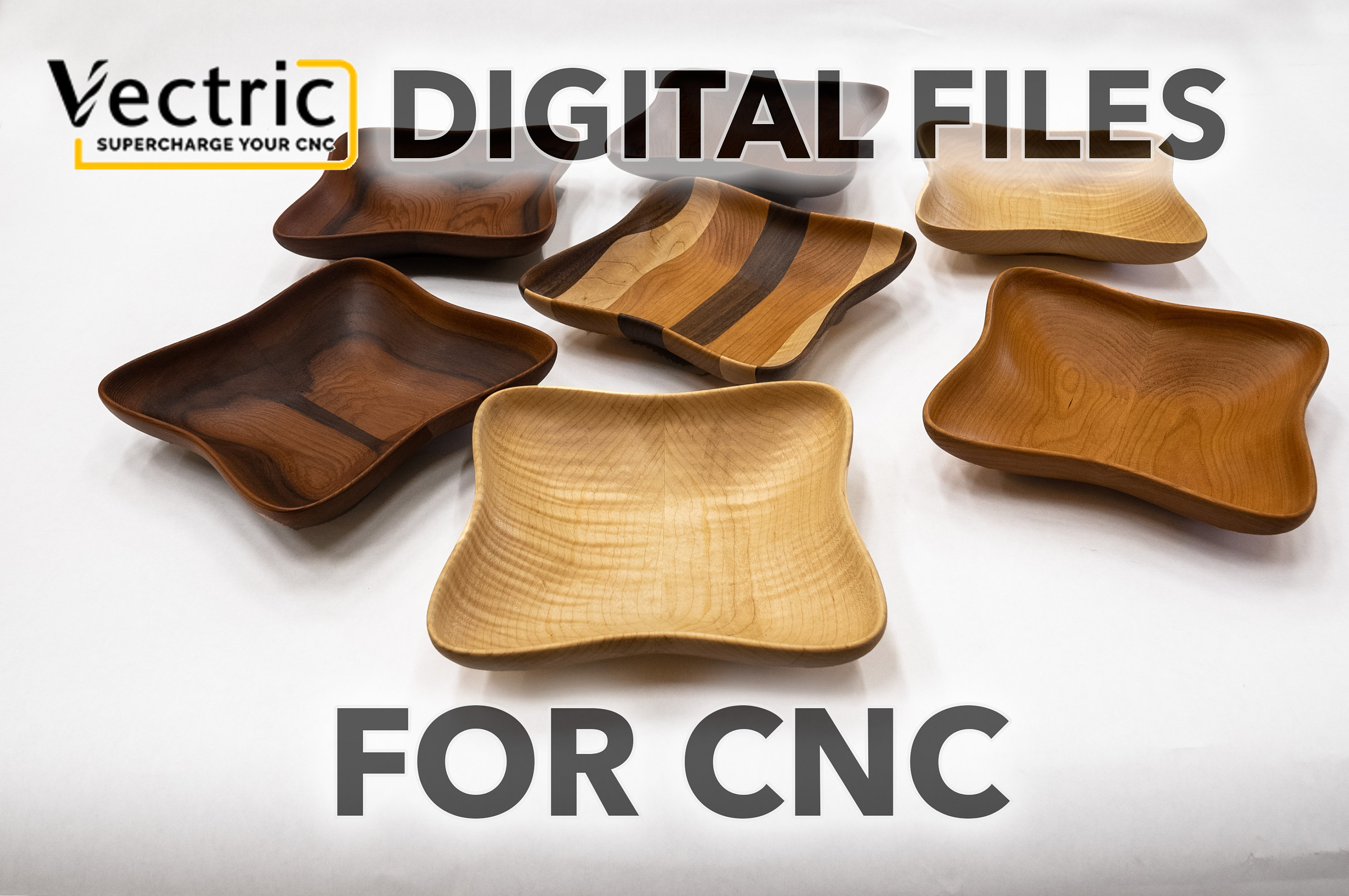 Shallow Flow Bowl CNC Files and Directions / Plans (Step by Step) - Vectric VCarve Version