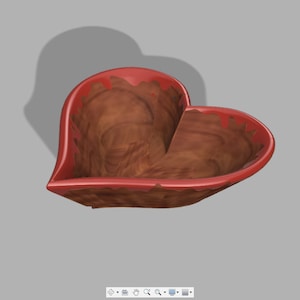 Heart Bowl Plans – Directions, Model, STL & Fusion 360 CNC Files