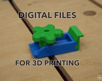 CNC Clamp for 3D Printing: Low Profile Toe Clamp, Cam Side Clamp, Vice Clamp, and Nut Tightener Handle (Digital Files)