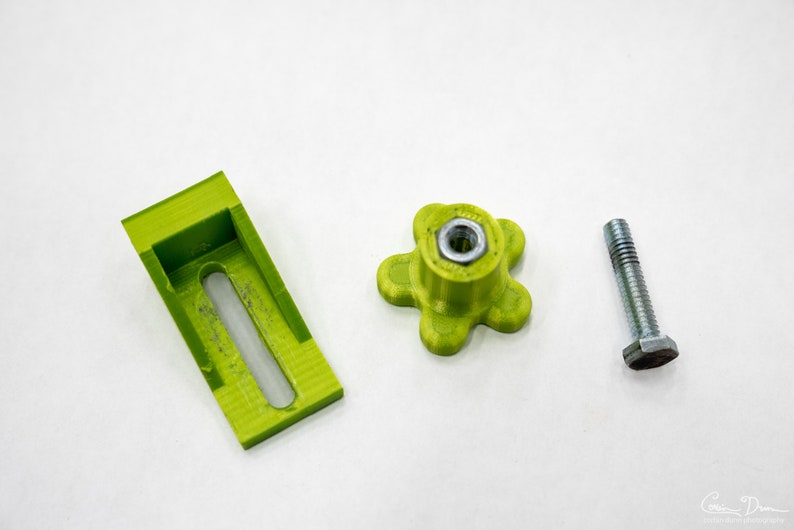 Digital File: Low Profile CNC Toe Clamps for T-Track Hold Downs with Nut Tightener Handle 3D Print with PLA image 5