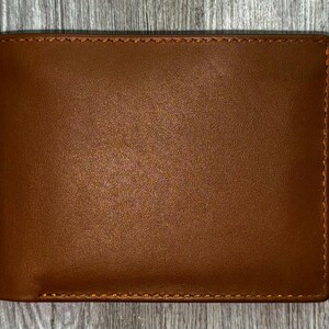 Cartera de piel texturizada para hombre con bolsillo para monedas