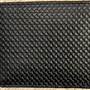 Cartera de piel texturizada para hombre con bolsillo para monedas