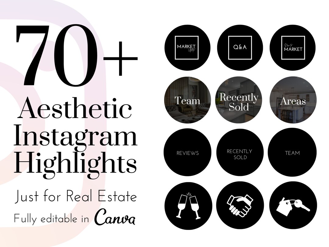Real Estate Instagram Story Highlight Cover Icons | Realtor Social ...