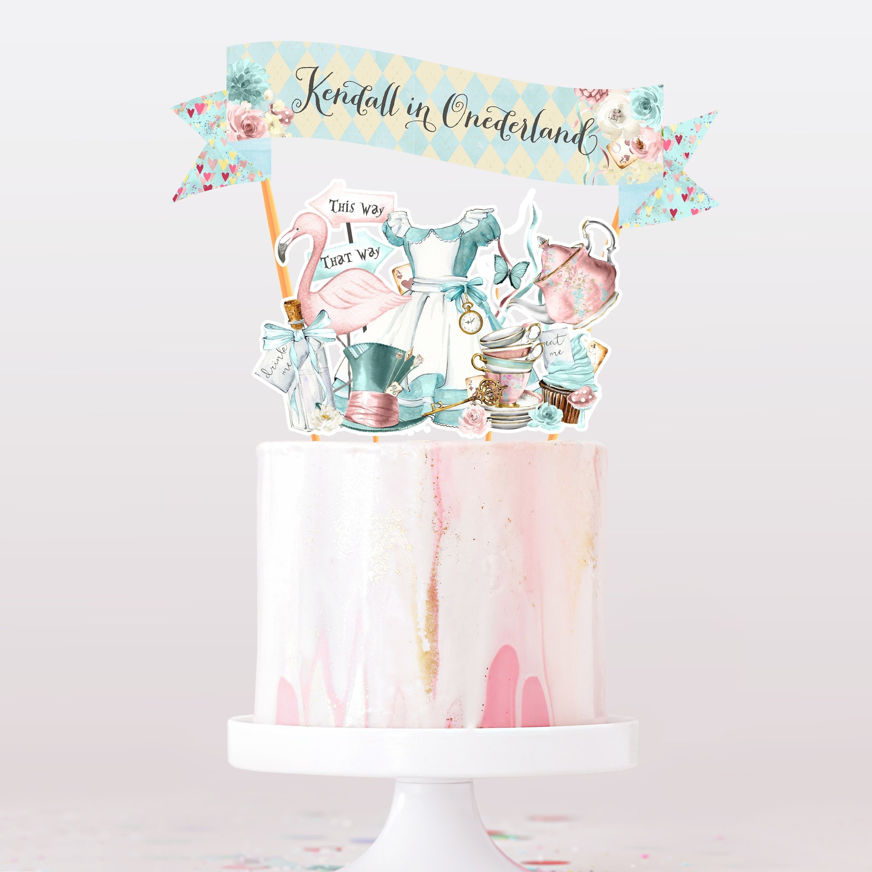 Alice in ONEderland Birthday Party - First Birthday Party • COVET