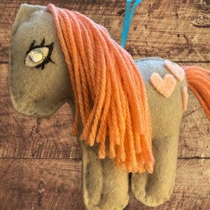 G1 My Little Pony Butterick Based Felt Ornament: Twinkle Eyed Snuzzle