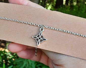 Bracelet de cheville de protection contre les nœuds de sorcière, grande taille, réglable, cadeau païen, accessoires magiques de sorcellerie