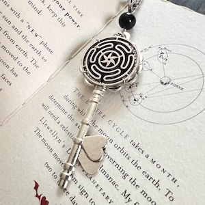 Hekate’s Wheel Ritual Key – Strophalos Charm, Crossroads Magic, House Ward, Altar Tool