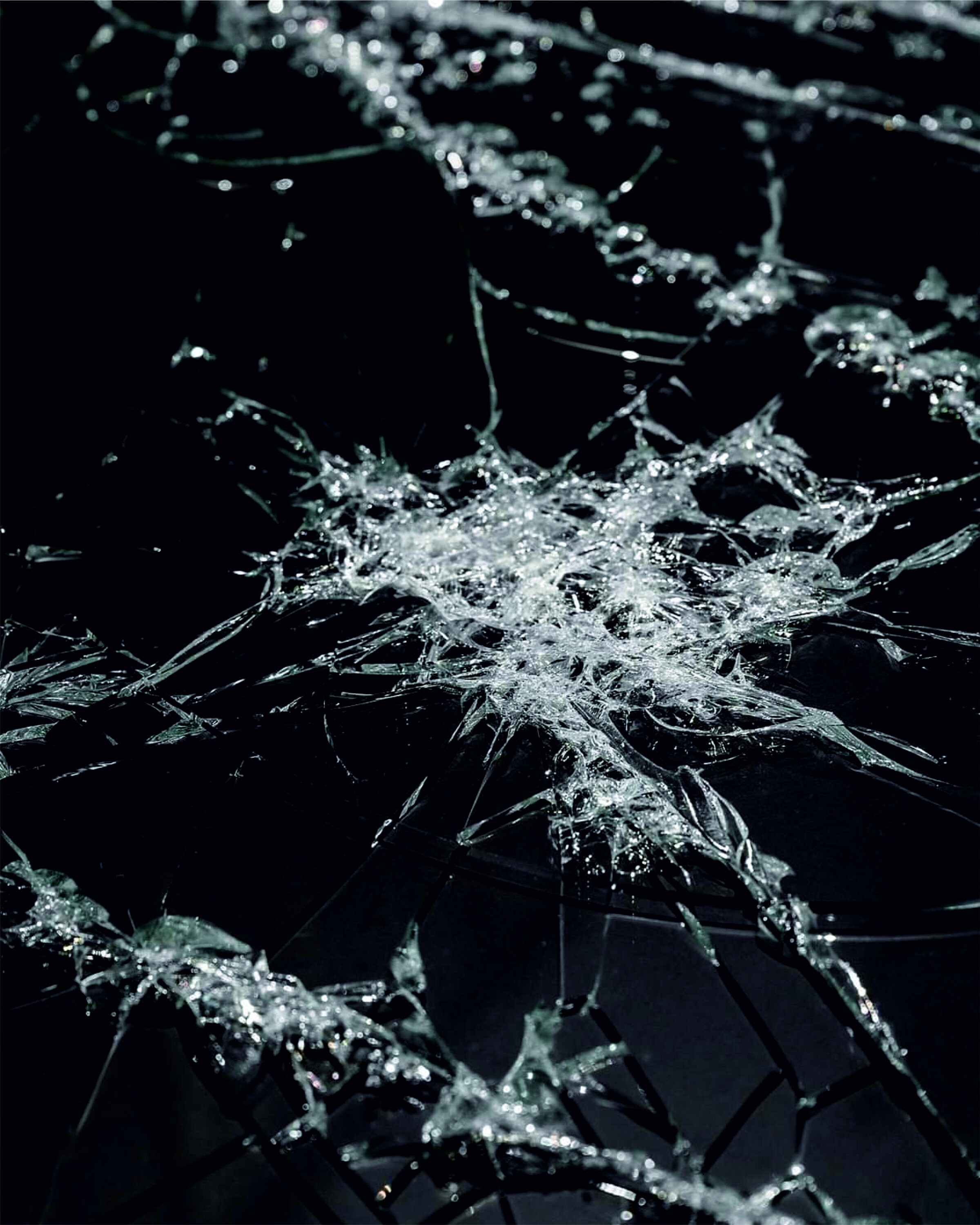 Custom Glass Art Portrait Cracked Glass Handmade Gifts Etsy