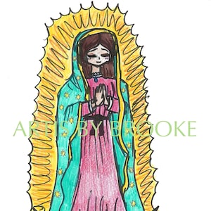 Our Lady of Guadalupe - Instant Download