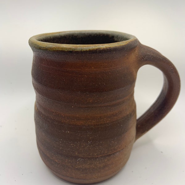Hand thrown FG stamped pottery/mug