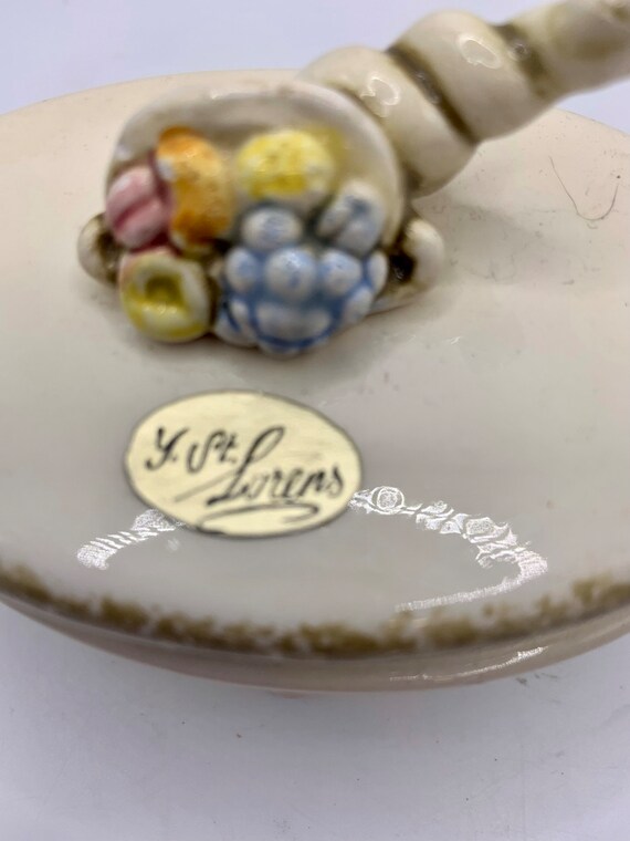 Hard to Find! !! Y. St. Lorens Trinket Box Made i… - image 2