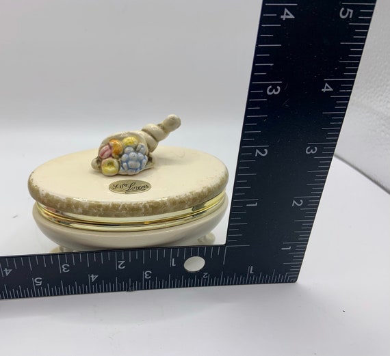Hard to Find! !! Y. St. Lorens Trinket Box Made i… - image 8