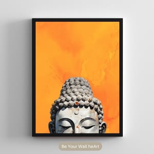 Buddha Statue | Watercolor Painting | Zen Art Printable | Yoga Decor | Boho Prints | Wall Art Print | Downloadable Poster | Spiritual Art