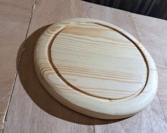 Tavola di pane circolare fatta a mano