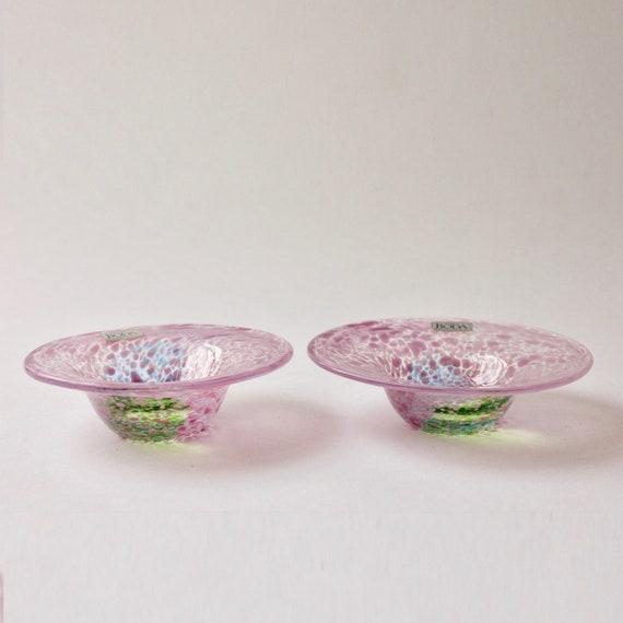 食器 Ulrica Hydman Vallien COSTA CODA plate Kosta Boda Dishes, Ulrica Hydman-vallien Pair of Glass