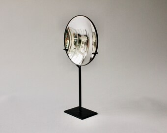 Vintage Concave Mirror on Stand, Made by the British Engineering firm C. A. Parsons & Company, 1940's, Rare, Medical, 15.5, 32cm