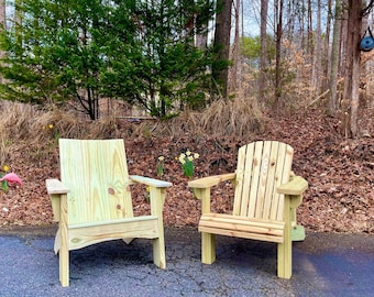 Wooden Adirondack Chairs • Outdoor Furniture • Patio Chairs • Garden Chairs • Comfortable Adirondack Styles