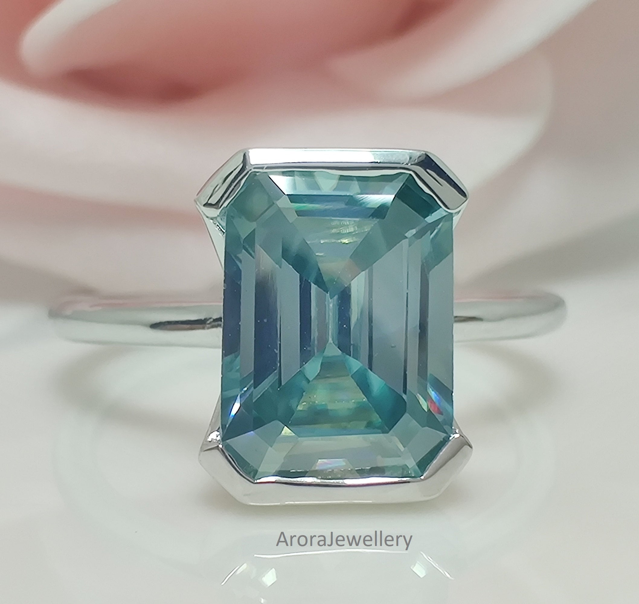 ★47bag ★ 925 Silver Deep Blue Green Moissanite Heart Cut R $_57.JPG?set_id=880000500F
