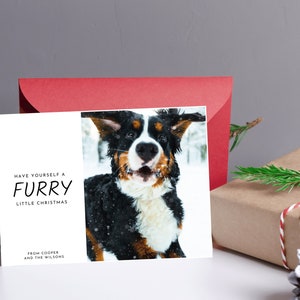 Pet Holiday Card Template - Pet Christmas Card - Digital Download - Personalized Card - Pet Postcard - Photo Christmas - Dog Christmas - Pet