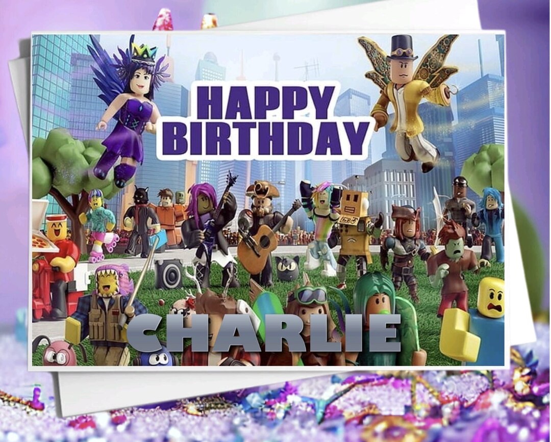 Roblox Birthday Card Multiple Designs Available A5 Any Il T6h2 