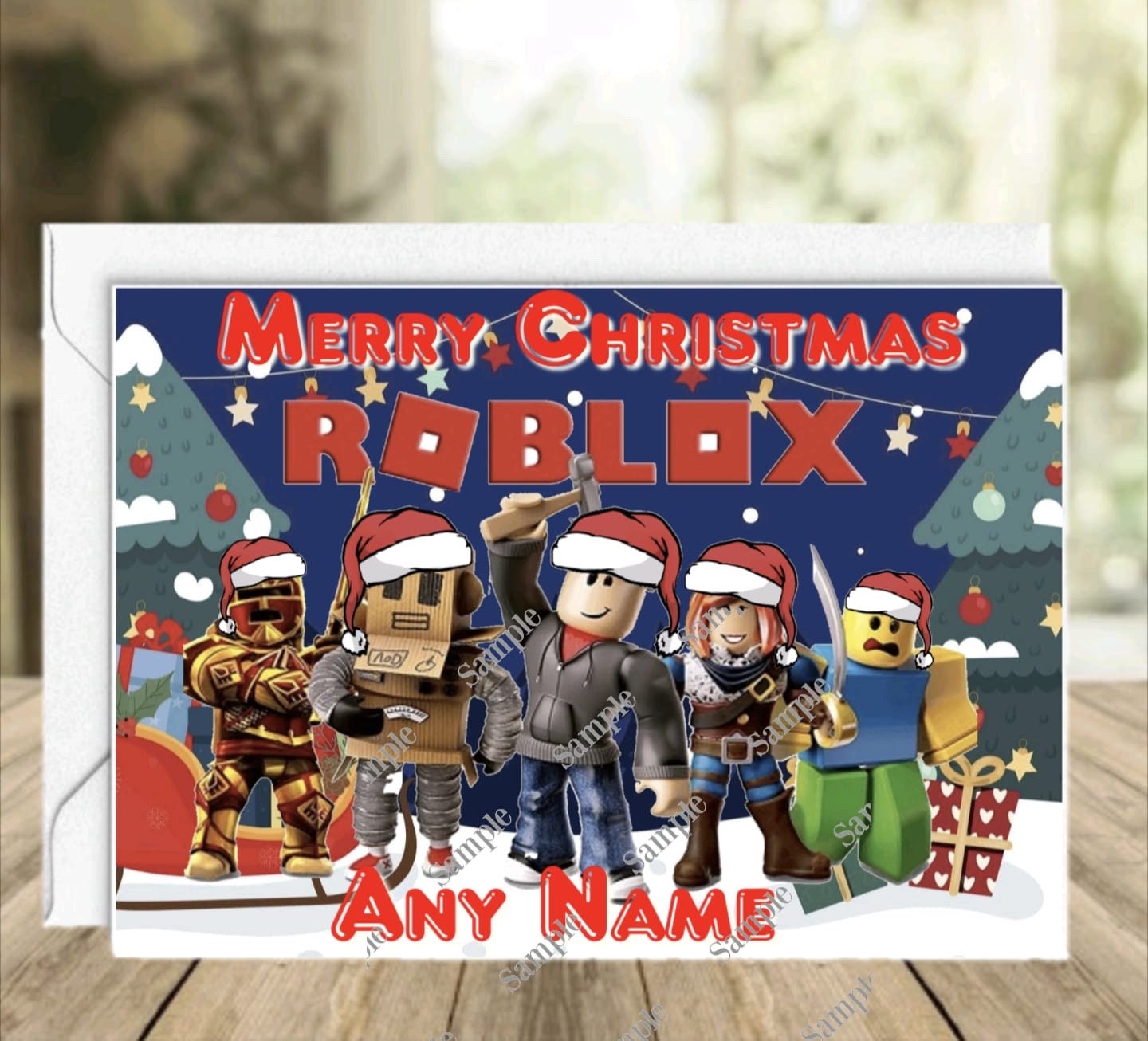 ROBLOX Personalised Birthday Card - mmo multiplayer personalized crafting