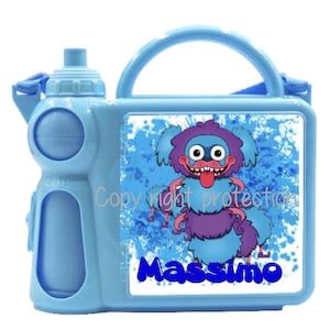 Poppy Playtime Lunch Box With Water Bottle Multiple Designs 