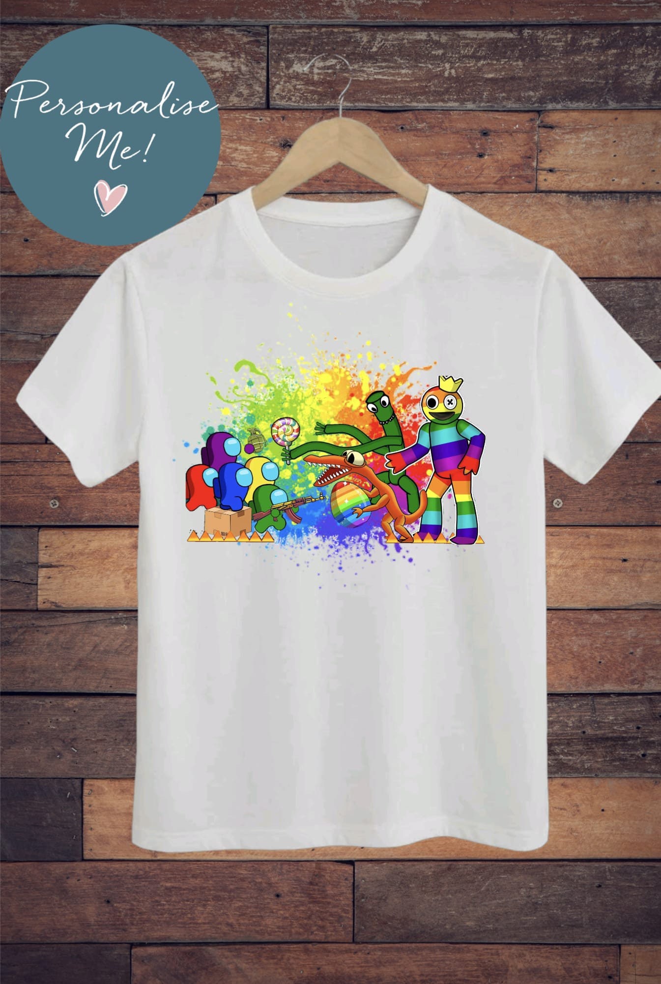 Camiseta infantil adulto Roblox Doors jogo personalizado - Desconto no Preço