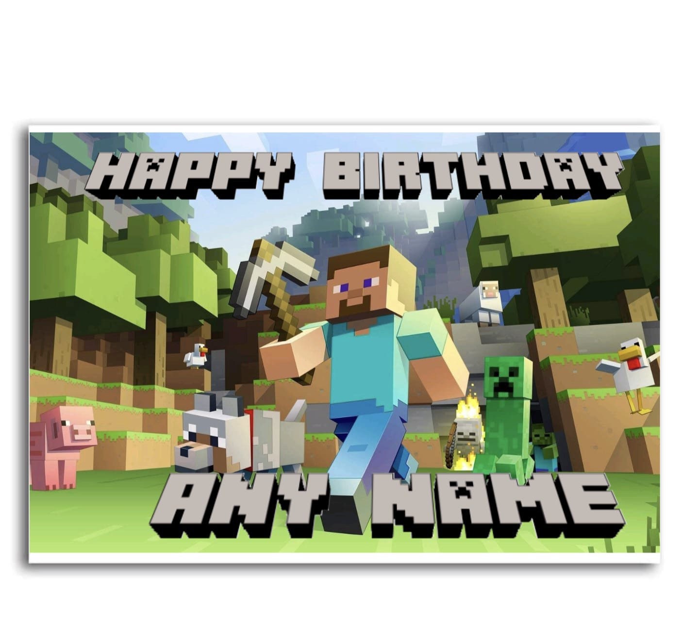 ROBLOX Personalised Birthday Card - mmo multiplayer personalized crafting