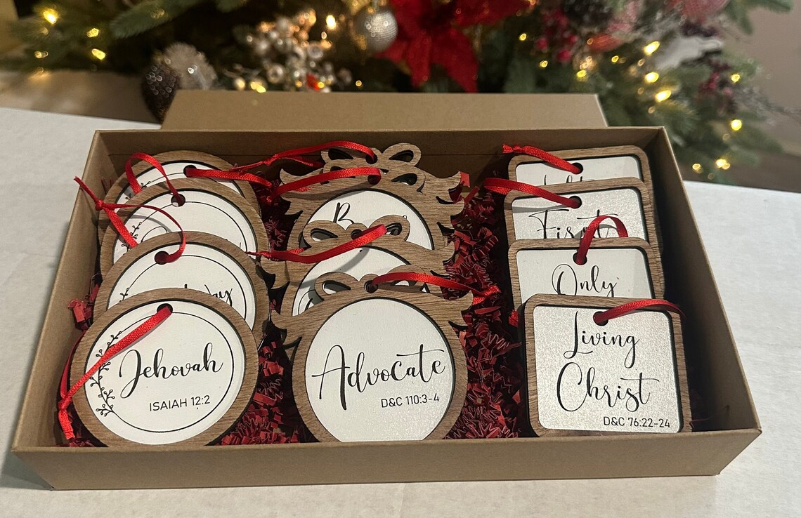 12 Names of Christ Kit/ Missionary Gift/christmas Gift/ornaments ...