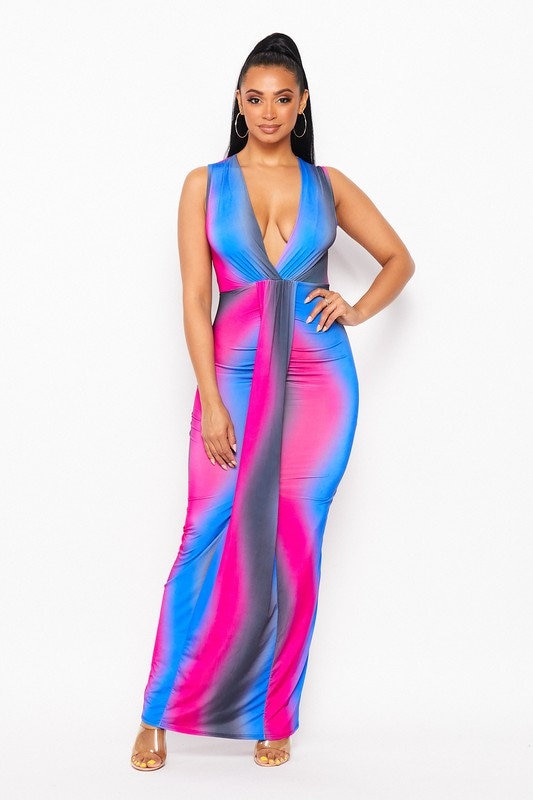 Cotton Candy Maxi Dress - Etsy