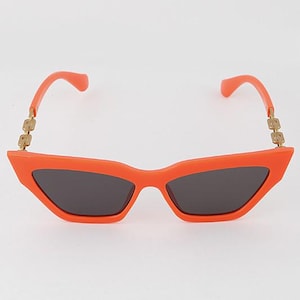 Chain Link Sunglasses (orange) - Etsy display picture 2