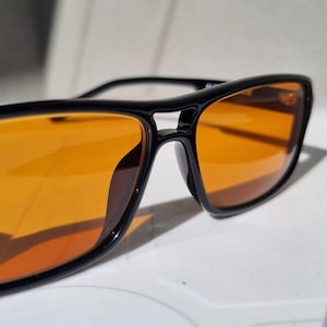 Classico Stile Retrò Vintage Lenti Trasparenti Occhiali da Vista Nera e