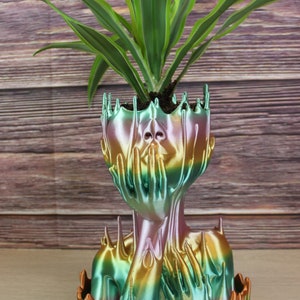 Melting Girl Planter & Plant Holder - Quirky Home Decor
