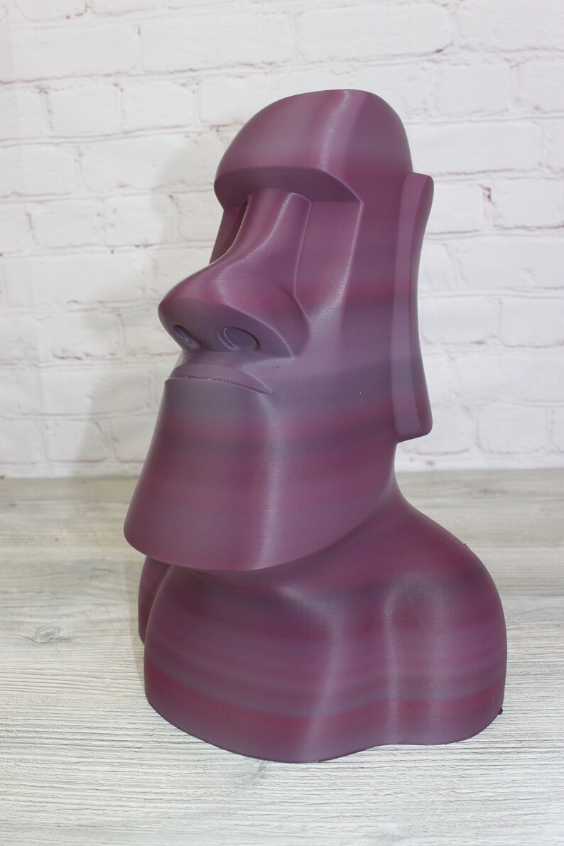 LARGE Easter Island Moai Statue Etsy