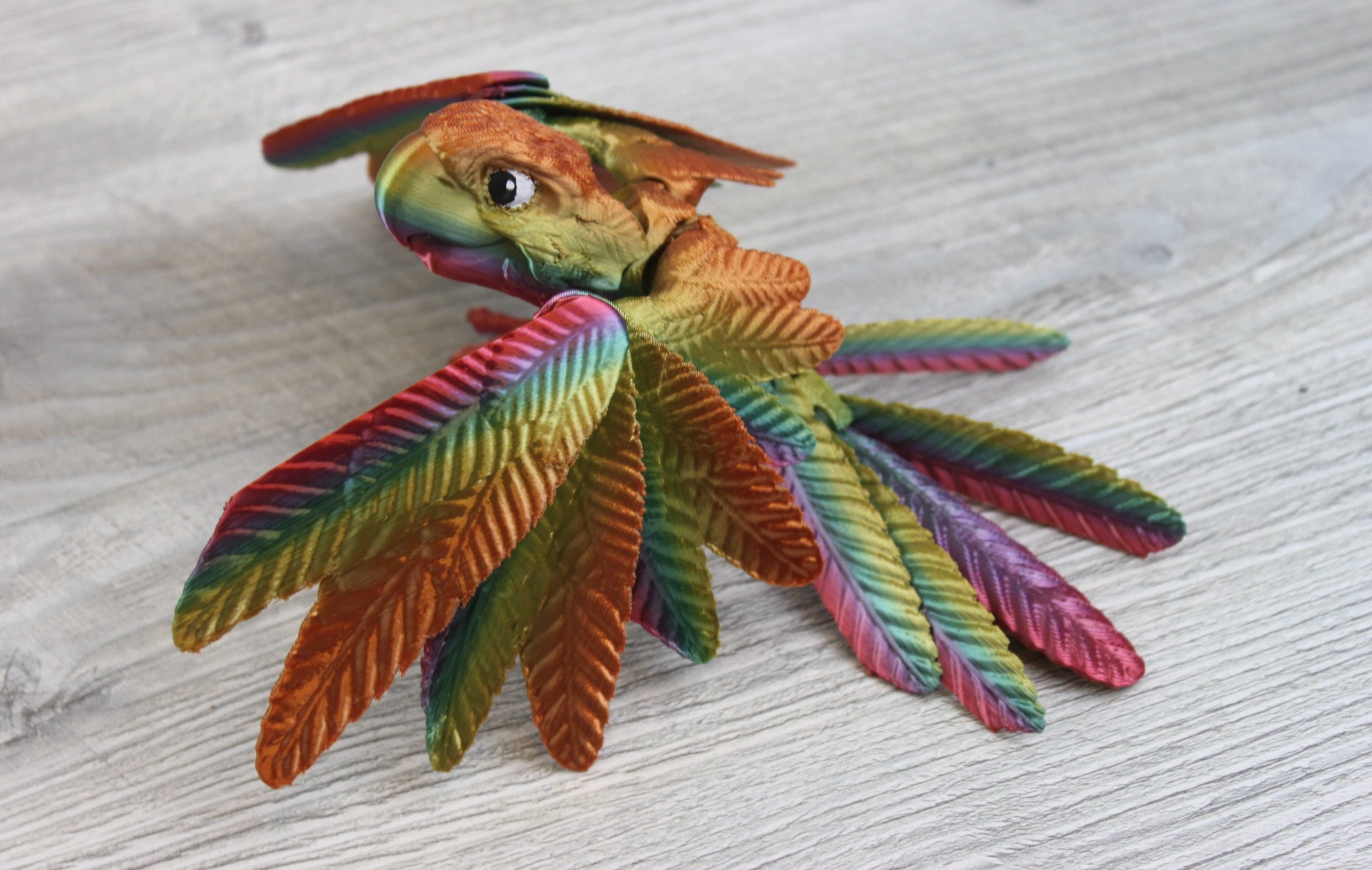 【17日迄】D-CLAW Po3 Parrot 🦜Articulated Cockatoo - Parrot🦜 - Colored file Included