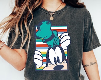 Camiseta Goofy, Camiseta Goofy Retro, Camiseta Goofy Linda, Camiseta con Cara Goofy, Camiseta Goofy Disney, Camiseta Retro Disney,