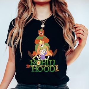 Robin Hood-shirt, klassiek Disney Robin Hood-shirt, Animal Kingdom-shirt, shirt Little John