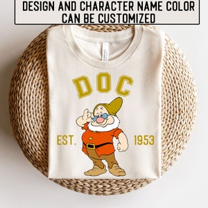 Doc Shirt, Doc Dwarf T-Shirt, Disney Doc Shirt, Doc Tshirt, Zwerg Doc T-Shirt, Doc Seven Dwarfs Shirt, sieben Zwerge Shirt, Doc Tees