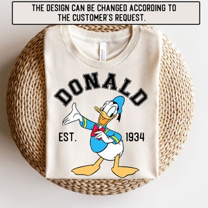 Vintage Donald Duck Shirt, Disney Donald Shirt, Donald Duck Character Shirt, Funny Donald Duck Shirt, Donald Duck Kids, Donald Tee