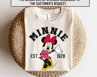 Vintage Minnie Maus Shirt, Minnie Maus Shirt, Minnie Charakter T-Shirt, Disney Minnie Shirt, süßes Minnie Shirt, klassisches Minnie Shirt