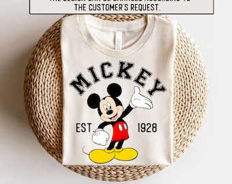Vintage Mickey Mouse Shirt, Mickey Tshirt, Disney Mickey Shirt, Cute Mickey Shirt, Classic Mickey Mouse Shirt, Mickey Tee, Mickey Character