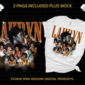 Lauryn Hill Collage PNG, Lauryn Hill PNG, Lauryn Hill Tshirt design, Ready To Print, Printable Design, Hip-Hop Artist, 90s, R&B,Music Artist