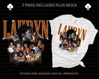 Lauryn Hill Collage PNG: 90s R&B Musik Künstlerin (Digitaler Download)