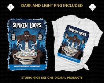 Sunken Loops Müsli Box Horror Parodie PNG - Get Out Film (Digitaler Download)